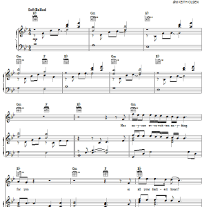 Stevie Nicks Has Anyone Ever Written Anything For You Musik Noten - Piano, Vocal & Guitar Chords - 59087-0