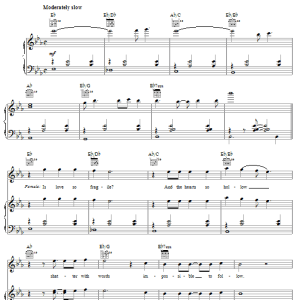 Stevie Nicks Leather And Lace Musik Noten - Piano, Vocal & Guitar Chords - 51145-0