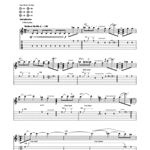 Stevie Ray Vaughan Love Me Darlin' Musik Noten - Guitar Tab - 75383-0