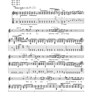 Stevie Ray Vaughan Tell Me Musik Noten - Guitar Tab - 75373-0