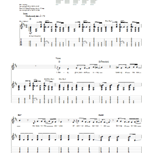 Switchfoot Daisy Musik Noten - Guitar Tab - 53051-0