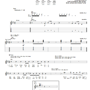 The Dead 60s Riot Radio Musik Noten - Guitar Tab - 56806-0