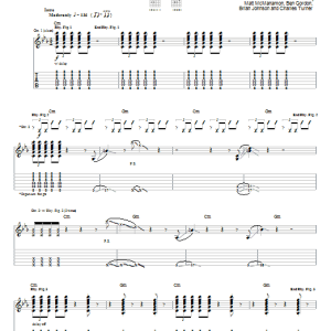 The Dead 60s We Get Low Musik Noten - Guitar Tab - 56804-0