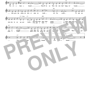 The Ink Spots Alabamy Bound Musik Noten - Lead Sheet / Fake Book - 172781-0