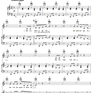 The Traveling Wilburys Last Night Musik Noten - Piano, Vocal & Guitar Chords - 62737-0