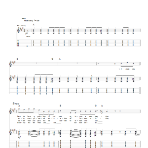 The White Stripes Effect And Cause Musik Noten - Guitar Tab - 91643-0