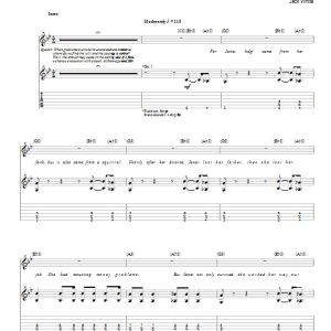 The White Stripes Little Acorns Musik Noten - Guitar Tab - 91649-0