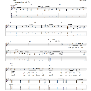 The White Stripes Offend In Every Way Musik Noten - Guitar Tab - 91658-0