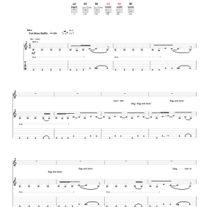The White Stripes Rag And Bone Musik Noten - Guitar Tab - 91661-0