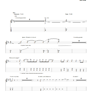The White Stripes St. Andrew (This Battle Is In The Air) Musik Noten - Guitar Tab - 91637-0