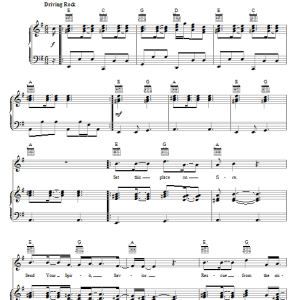 Third Day Consuming Fire Musik Noten - Piano, Vocal & Guitar Chords - 64659-0