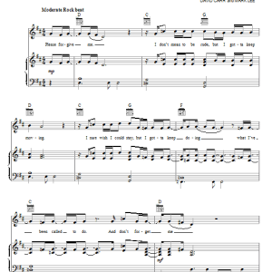 Third Day Gone Musik Noten - Piano, Vocal & Guitar Chords - 76883-0