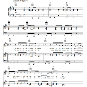 Third Day Ready Musik Noten - Piano, Vocal & Guitar Chords - 66734-0