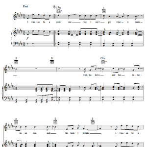 Third Day RockStar Musik Noten - Piano, Vocal & Guitar Chords - 29087-0