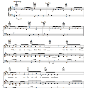 Third Day Sound Of Your Voice Musik Noten - Piano, Vocal & Guitar Chords - 76874-0