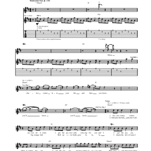 Third Eye Blind Camouflage Musik Noten - Guitar Tab - 69294-0