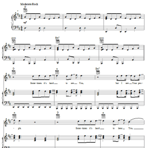 This Beautiful Republic Jesus To The World Musik Noten - Piano, Vocal & Guitar Chords - 59161-0