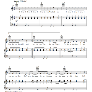 Toby McKeehan Hold Me Musik Noten - Piano, Vocal & Guitar Chords - 87595-0