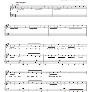 tobyMac Catchafire (Whoopsi-Daisy) Musik Noten - Piano, Vocal & Guitar Chords - 31509-0