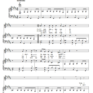 Tom Petty And The Heartbreakers Candy Musik Noten - Piano, Vocal & Guitar Chords - 76427-0