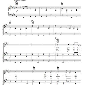 Tom Petty And The Heartbreakers Don't Pull Me Over Musik Noten - Piano, Vocal & Guitar Chords - 76438-0