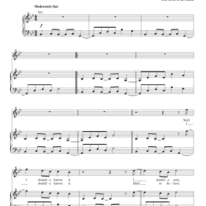 Tom Petty And The Heartbreakers I Should Have Known It Musik Noten - Piano, Vocal & Guitar Chords - 76442-0