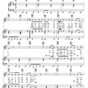 Tom Petty And The Heartbreakers The Trip To Pirate's Cove Musik Noten - Piano, Vocal & Guitar Chords - 76448-0