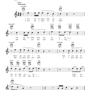 Tom Petty You Got Lucky Musik Noten - Ukulele - 178418-0